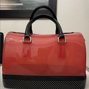 FURLA CANDY BAG WITH WITH LEATHERS HANDLES WOMENS SIZE M